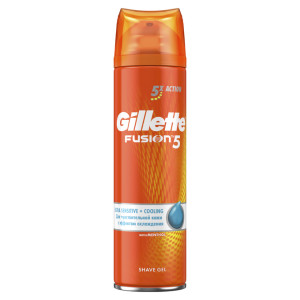 Гель для бритья Gillette Fusion Ultra Sensitive & Cooling для чувствительной кожи охлаждающий 200 мл