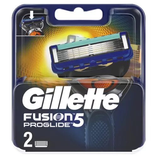 Сменные кассеты Gillette Fusion5 ProGlide с 5 лезвиями с точным тримммером для труднодоступных мест для идеально гладкого бритья 2 шт – 3