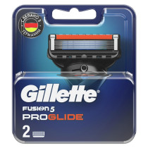 Сменные кассеты Gillette Fusion5 ProGlide с 5 лезвиями с точным тримммером для труднодоступных мест для идеально гладкого бритья 2 шт