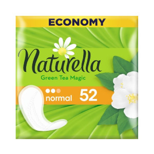 Прокладки ежедневные Naturella Normal Green tea magic ежедневные (с ароматом зеленого чая) trio 52шт
