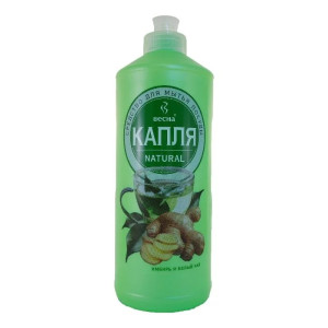 Средство для мытья посуды Капля Natural Имбирь и белый чай 500 мл