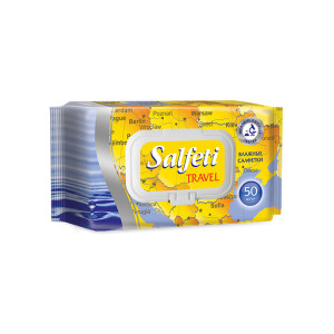 Салфетки влажные Salfeti Travel 50шт
