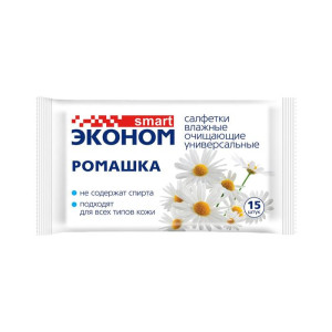 АВАНГАРД Эконом smart Влаж. салфетки Ромашка №15