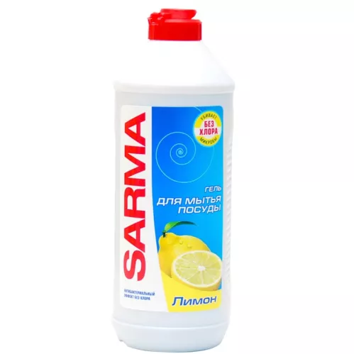 Средство для мытья посуды Сарма Антибактериальный Лимон 500 мл – 1