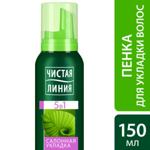 Чистая Линия пенка для укладки Термозащита 150 мл - 1