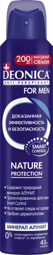 Дезодорант-антиперспирант спрей Deonica Nature protection FOR MEN 200 мл – 1