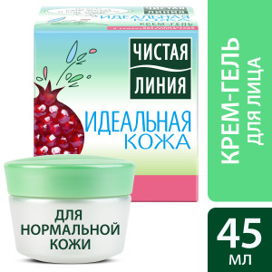 Крем для лица Чистая линия Идеальная кожа для нормальной и комбинированной кожи 45 мл - 1