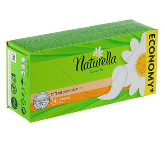 NATURELLA Ежедн.Прокладки Camomile Normal Duo 34шт