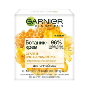 Крем для лица Garnier Skin Naturals  Увлажняющий Ботаник-крем для лица Цветочный мед, питающий, для сухой и очень сухой кожи 50 мл - 1