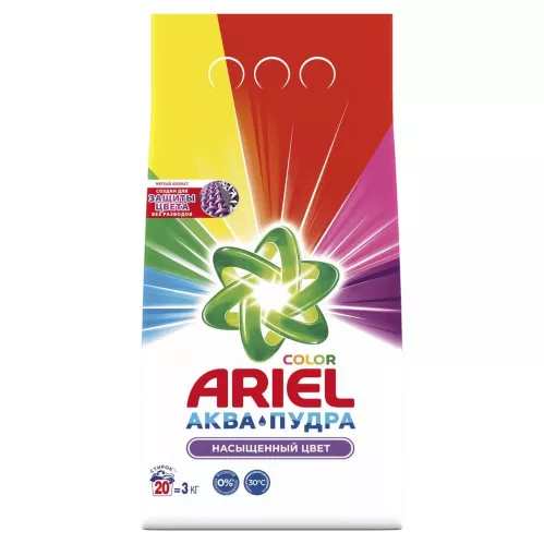 Стиральный порошок Ariel Color Аквапудра автомат 3 кг – 1