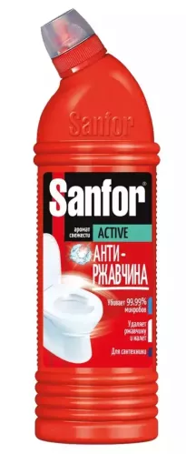 Чистящее средство Sanfor Activ Антиржавчина для сантехники 750 мл – 1