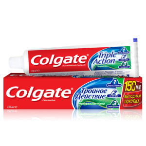 Зубная паста Colgate Тройное действие Натуральная мята 150 мл