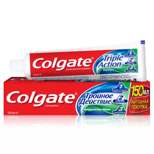 Зубная паста Colgate Тройное действие Натуральная мята 150 мл – 1