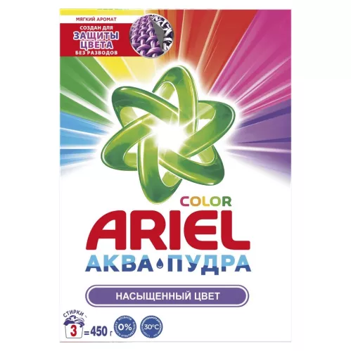 Стиральный порошок Ariel Color Аквапудра автомат 450 гр – 1