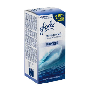GLADE Смен.блок к микроспр. Морской для ванной 10мл