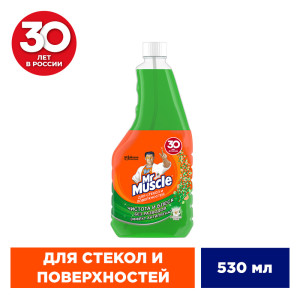 Моющее средство Mr.Muscle Утренняя роса сменная бутылка 530 мл - 1