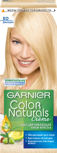 Garnier Стойкая питательная крем-краска для волос "Color Naturals", оттенок E0, Супер блонд, 110 мл - 1