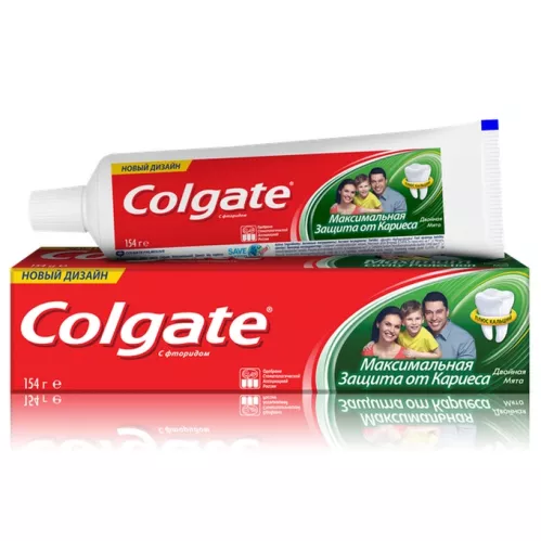 Зубная паста Colgate Двойная мята максимальная защита от кариеса 100 мл – 1