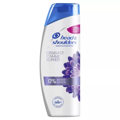 Шампунь для волос Head&Shoulders Объем от самых корней Derma&Pure против перхоти 400 мл – 1