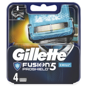 Сменные кассеты Gillette Fusion5 Proshield Chill 4 шт