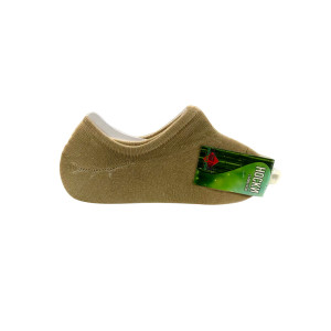 Носки невидимые  Hobby Line  бамбук однотонные песочные женские р.36-40