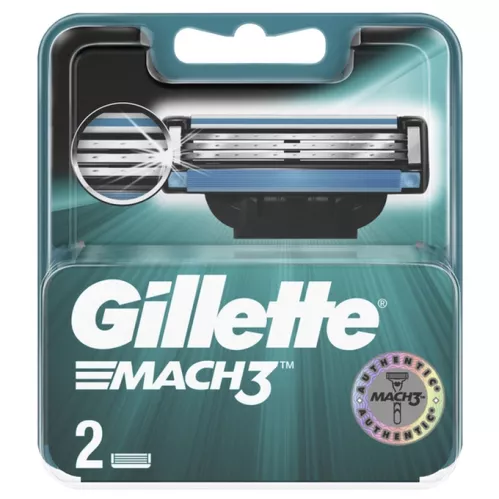 Сменные кассеты Gillette Mach3 с 3 лезвиями прочнее чем сталь для точного бритья 2 шт – 9