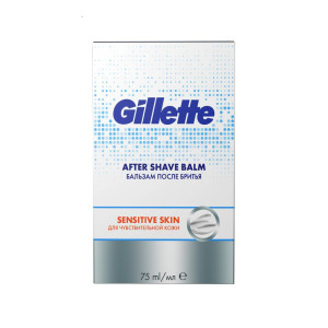 Бальзам после бритья Gillette Sensitive Skin для чувствительной кожи 75 мл - 1