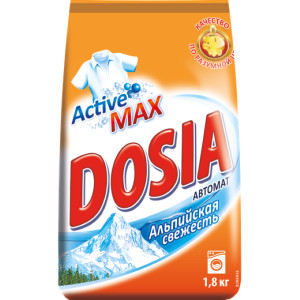Стиральный порошок Dosia Active 3 Альпийская свежесть 1.8 кг