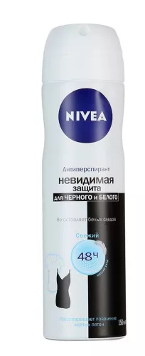 Дезодорант спрей Nivea Pure Невидимая защита для черного и белого – 1