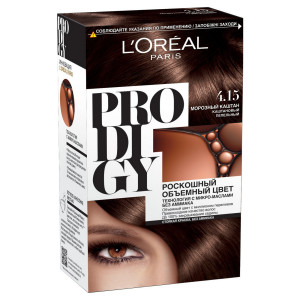 L'Oreal Paris Краска для волос "Prodigy" без аммиака, оттенок 4.15, Морозный Каштан - 1