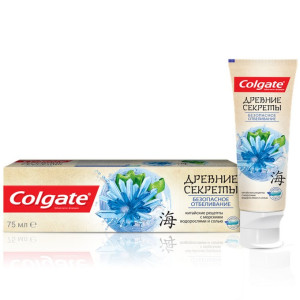 Зубная паста Colgate Древние секреты Безопасное отбеливание морские водоросли и соль 75 мл
