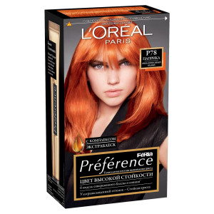 L'Oreal Paris Стойкая краска для волос "Preference Feria", оттенок, P78 Паприка - 1