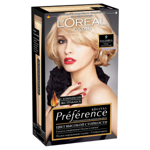L'Oreal Paris Стойкая краска для волос "Preference", оттенок 9, Голливуд - 1