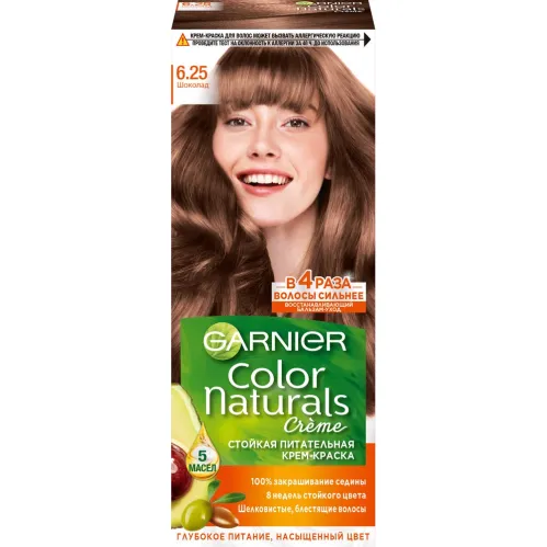 Крем-краска для волос Garnier Color Naturals Стойкая питательная оттенок 6.34 Карамель – 1