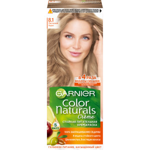 Крем-краска для волос Garnier Color Naturals Стойкая питательная оттенок 8.1 Песчаный берег - 1