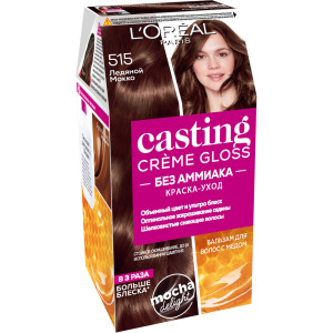 Краска для волос L`Oreal Paris Casting Creme Gloss оттенок 515 Ледяной Мокко  - 1