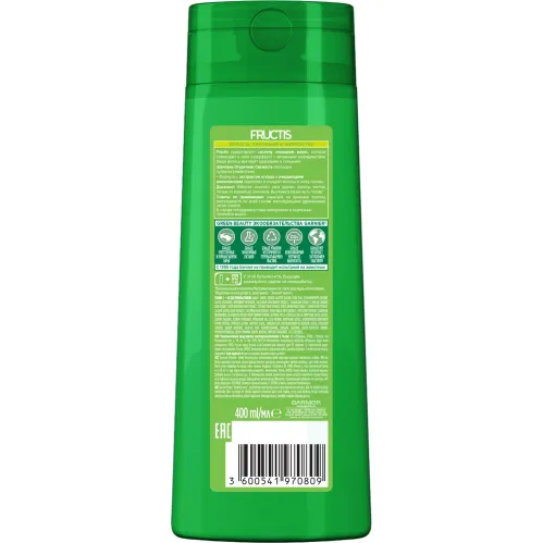 Шампунь для волос Garnier Fructis Свежесть Укрепляющий Огуречная Свежесть для волос склонных к жирности 400 мл – 2
