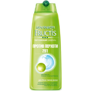 Шампунь для волос Garnier Fructis Против Перхоти укрепляющий, для нормальных волос c Цинком Пиритионом и Активным Концентратом Фруктов 250 мл - 1