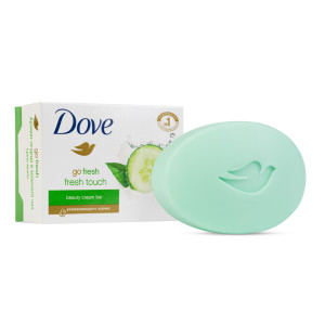 Dove бессульфатное крем-мыло Прикосновение свежести 135 гр - 1