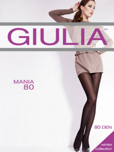 GIULIA Mania 80den 2 nero (микрофибра)
