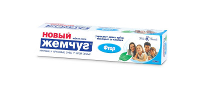 Зубная паста Новый жемчуг Фтор 50 мл