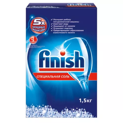 Соль для посудомоечных машин Finish 1.5 кг – 1