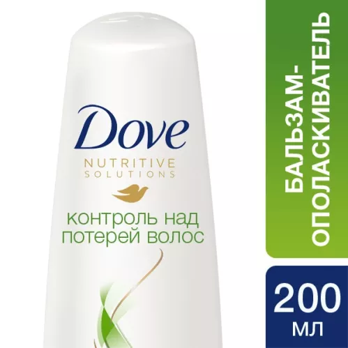 DOVE бальзам-ополаскиватель Контроль над потерей волос без парабенов 200 мл – 3