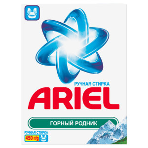 Стиральный порошок Ariel Горный родник Ручная стирка 450 гр