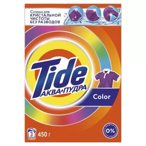 Стиральный порошок Tide Color Аквапудра автомат 450 гр – 1