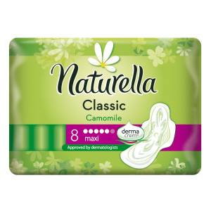 Прокладки Naturella Classic Max с крылышками 8шт