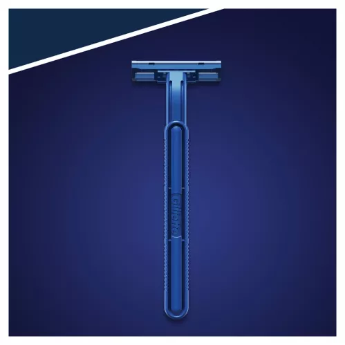 Бритвенный станок Gillette Blue2 одноразовый с 2 лезвиями фиксированная головка 5 шт – 2