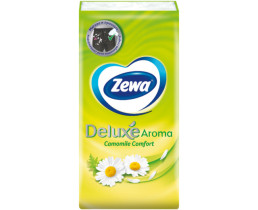 Платочки бумажные Zewa Deluxe ромашка 3-x слойные 1 упаковка