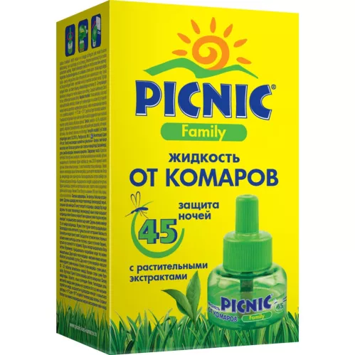 Жидкость от комаров Picnic Family 45 ночей 30 мл – 1