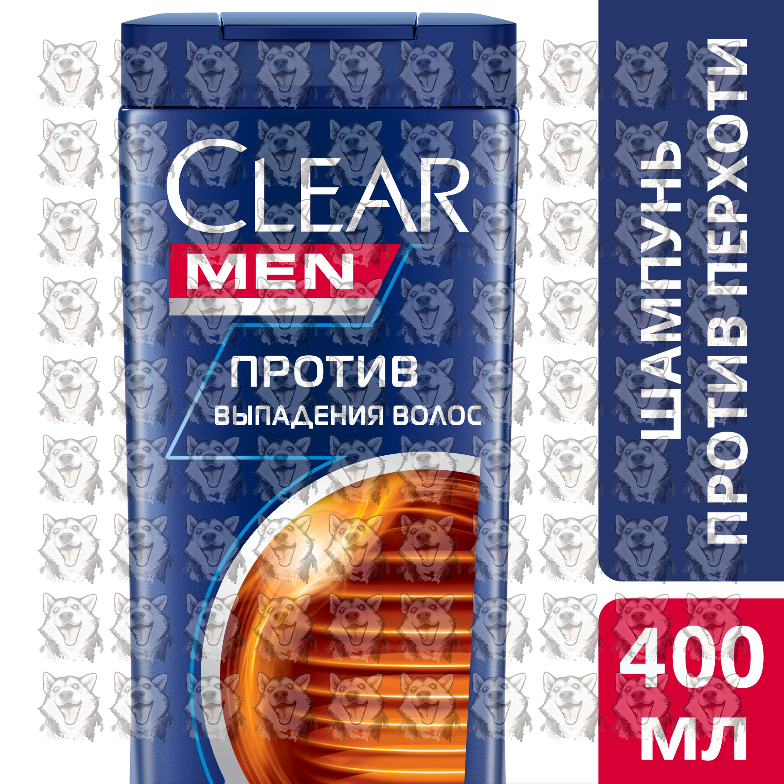 Шампунь для волос Clear Men Против выпадения волос против перхоти 400 мл.  Купить в интернет-магазине Бонжур